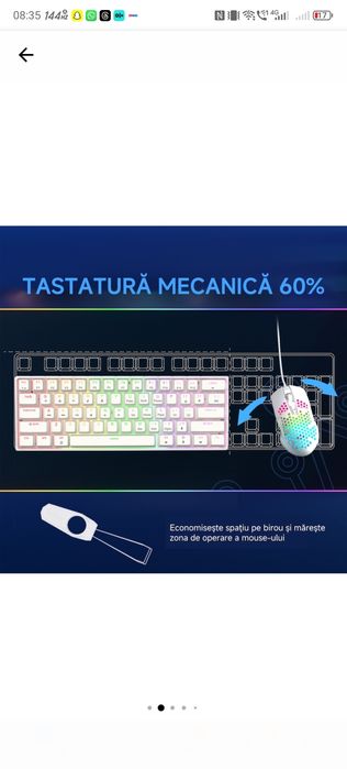 Tastatura mecanica noua