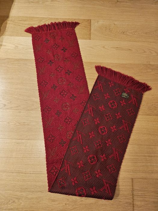 Louis Vuitton Logomania Wool шал с вълна