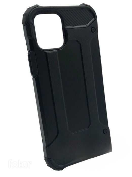Айфон 12 Калъф Черен Удароустойчив / iPhone 12 Armor Case Black