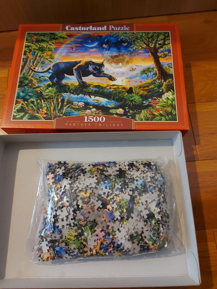 Puzzle 1500 piese - Pantera neagra