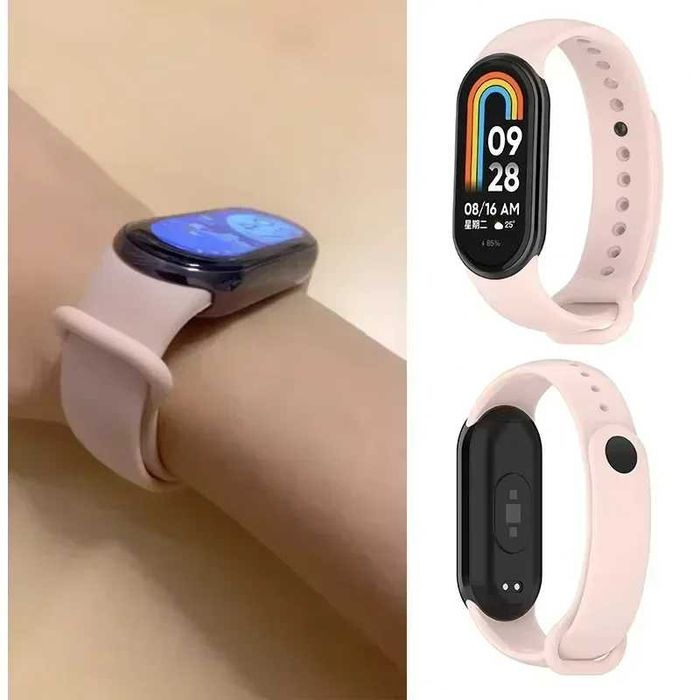 Set 3 culori curea de silicon bratara fitness Xiaomi Mi Band 8 / 9
