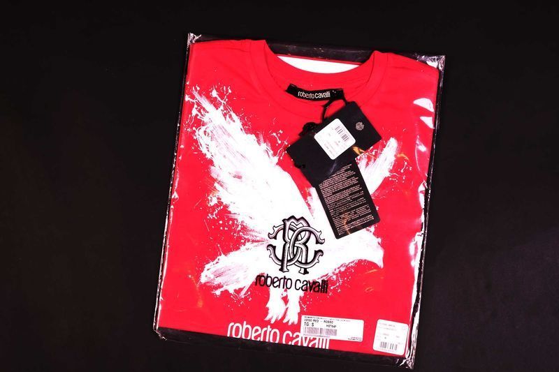 ПРОМО-S/M/L/XL/-Оригинална мъжка червена тениска с орел