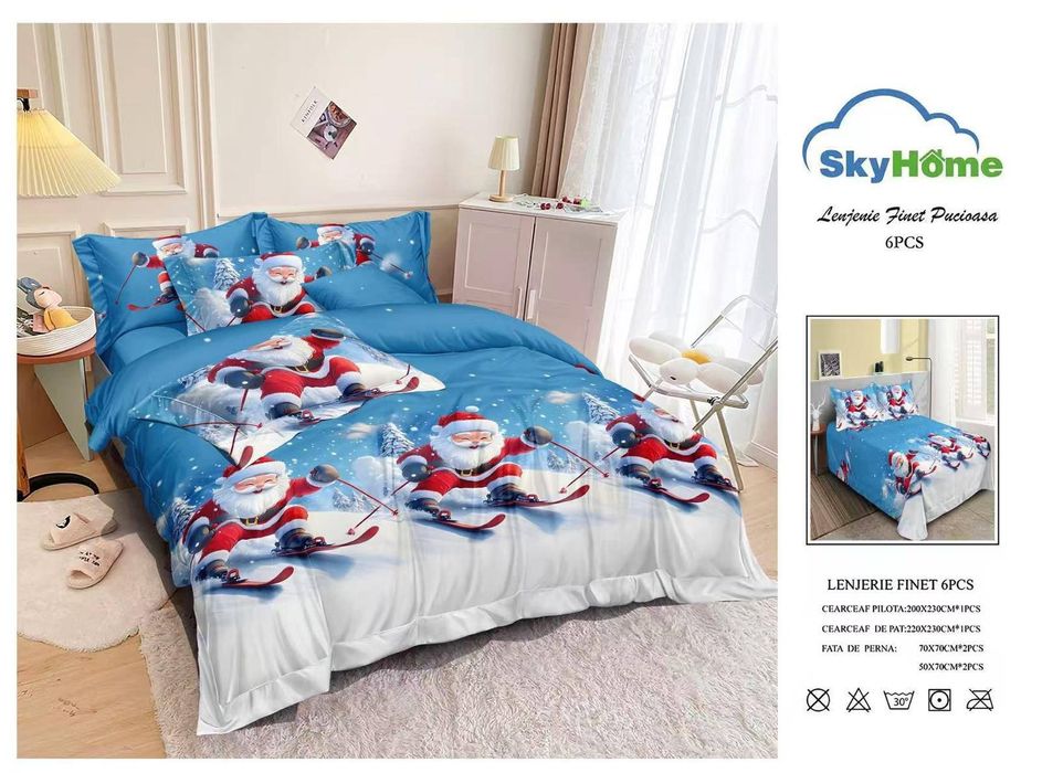 Lenjerie de pat finet 6 piese