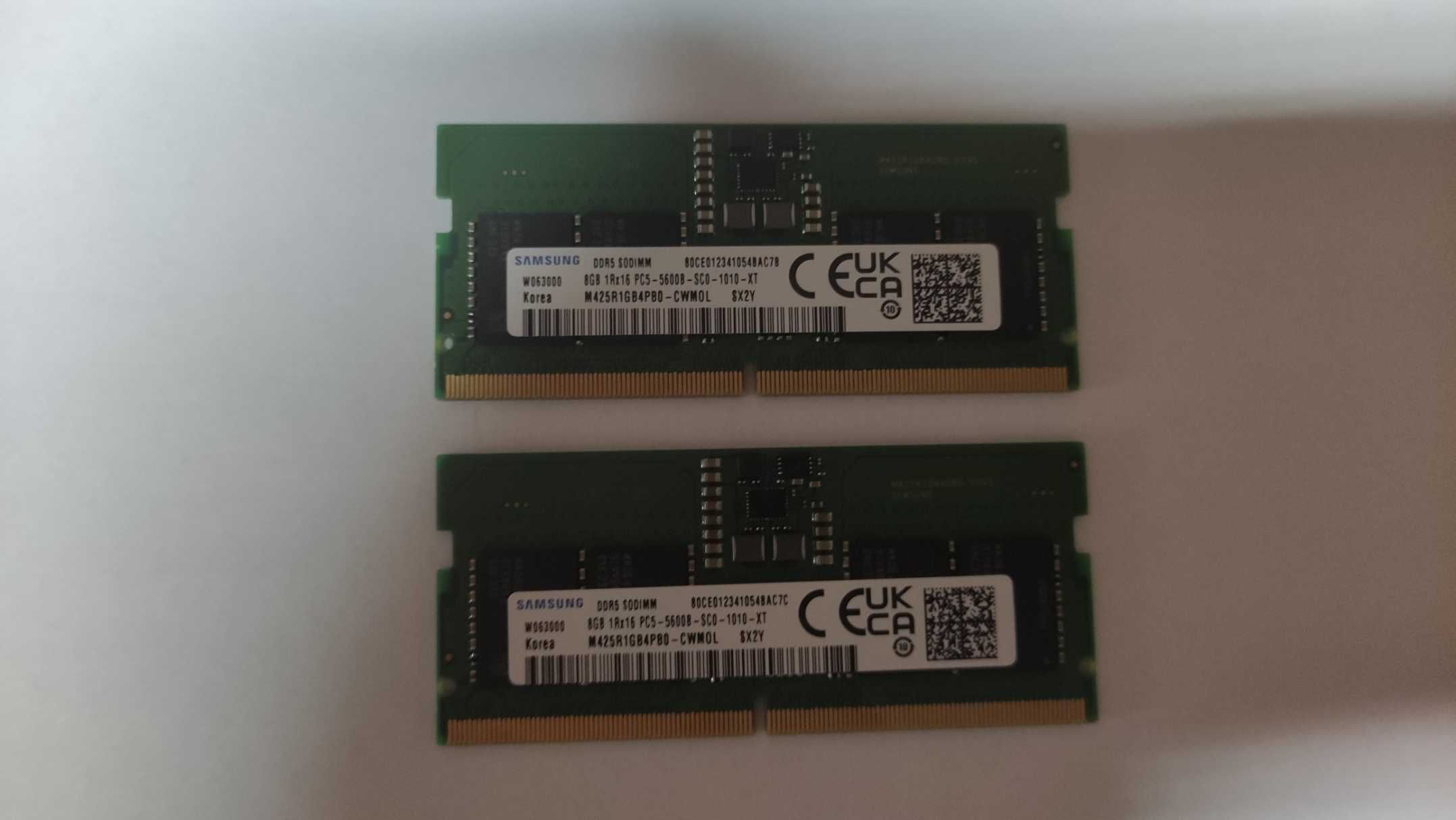 Памет Samsung RAM DDR5 5600 SODIMM 16GB (2x8GB)