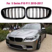 Grile/Nari BMW M5 Seria 5 F10/F11 (2010-up) Negru Lucios Duble