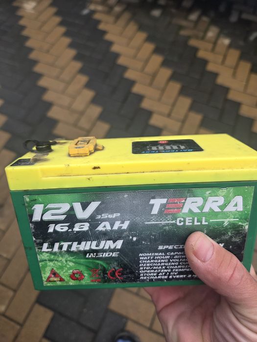 Acumulator terra cell 16.8 amperi, 12v