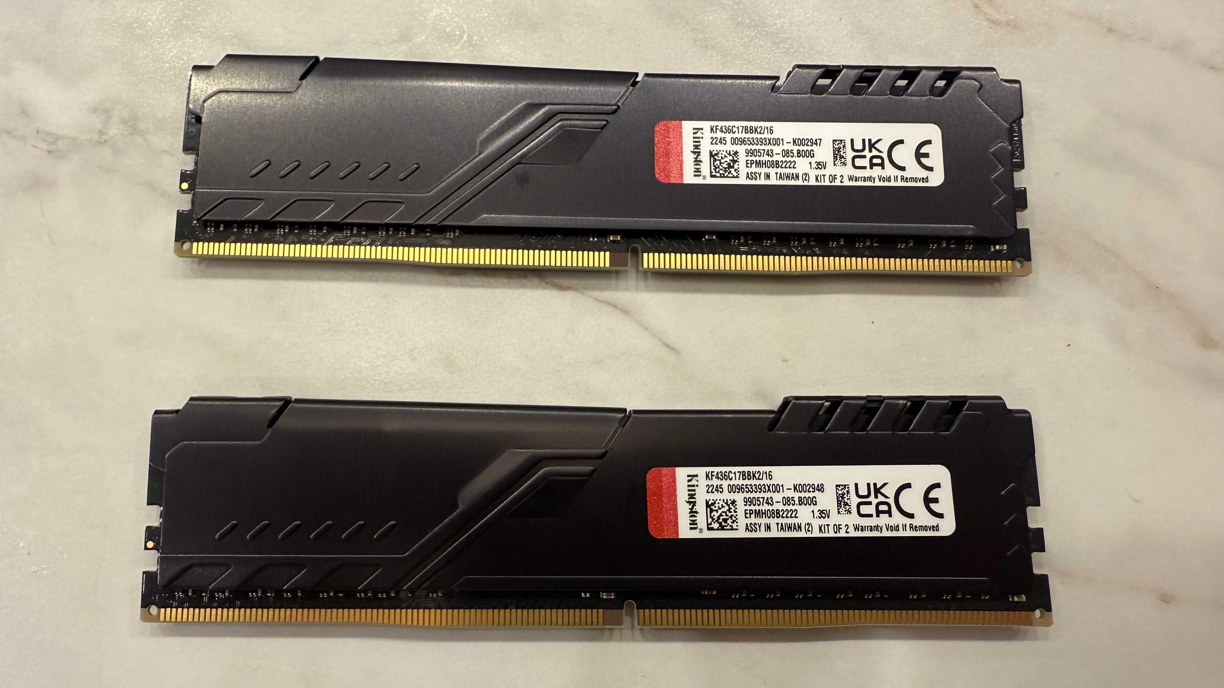 Kingston Fury Beast 16GB (2x8GB) DDR4-3600 CL17