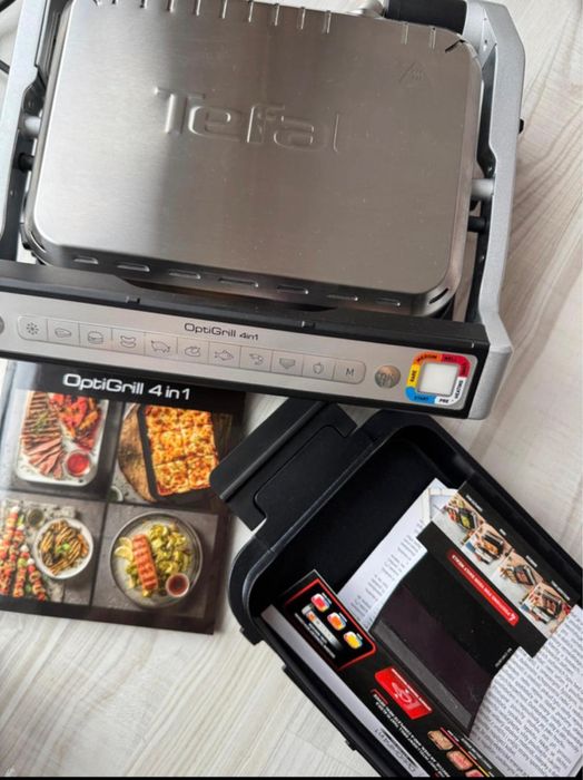 Multifuncțional TEFAL OptiGrill Inox