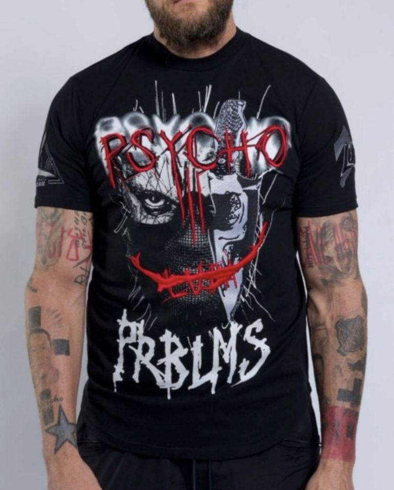Тениска Luda Psycho 3 Размер XL