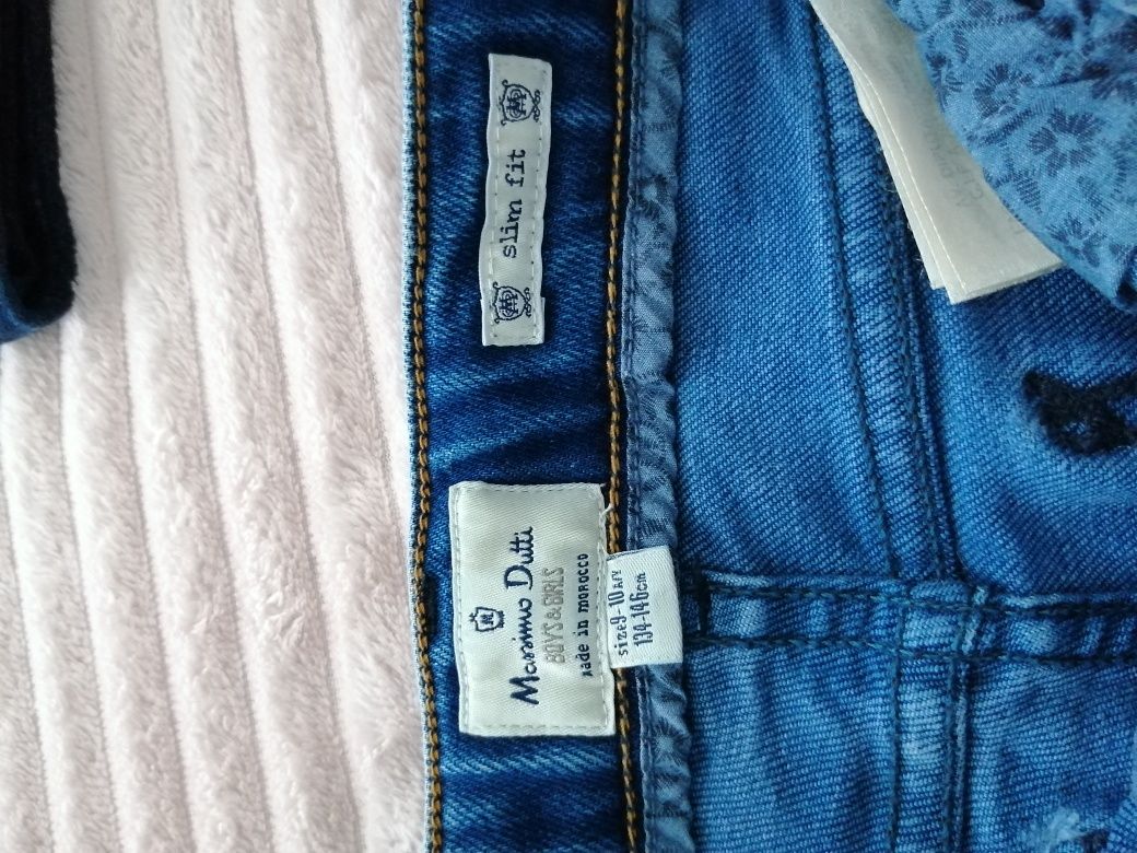 Pantalon blug, Massimo Dutti, 9-10 ani, banda ajustabila.