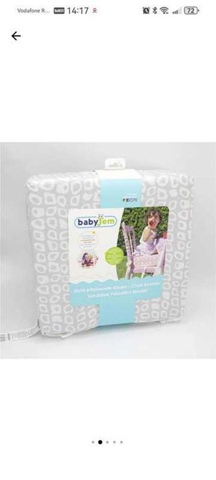 Inaltator 32x32 cm pentru scaun de masa BabyJem Gri