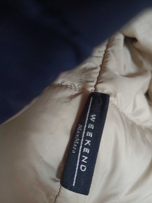 Giaca Max Mara originală, cu glugă , față dublă, cu puf moale, M