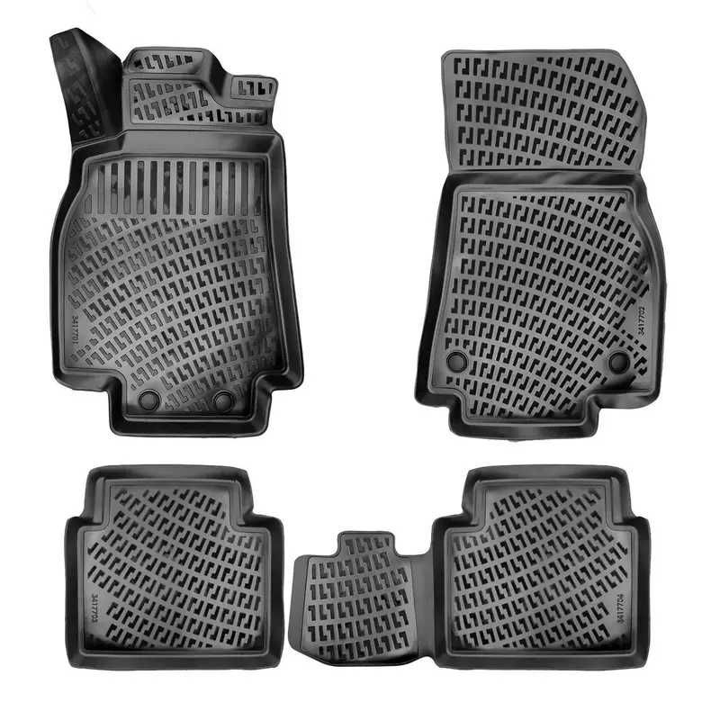 Гумени стелки за Mercedes A класа W169 2004 - 2012 /B класа W245 леген