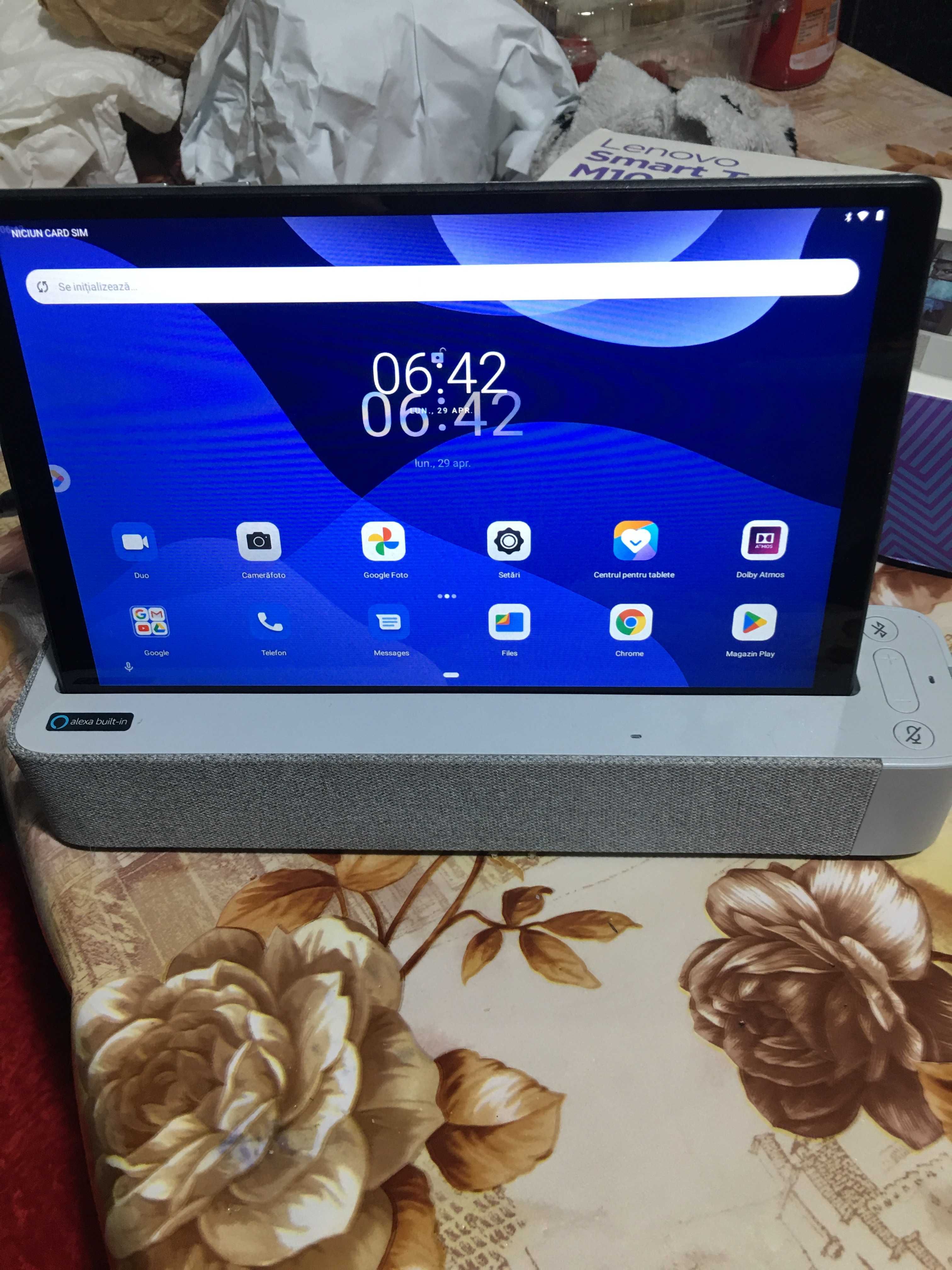 Tableta Lenovo Smart Tab M10 HD cu Smart Dock,sim