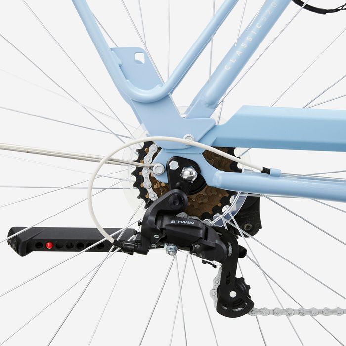 Bicicletă de oraș Elops 520 cadru jos - produs resigilat Decathlon