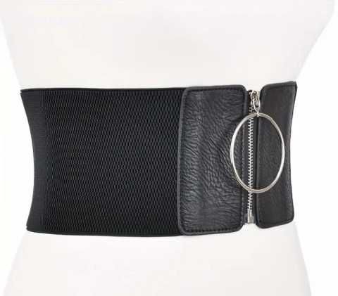 Черен корсет еко кожа, пънк корсет , готик корсет, секси корсет