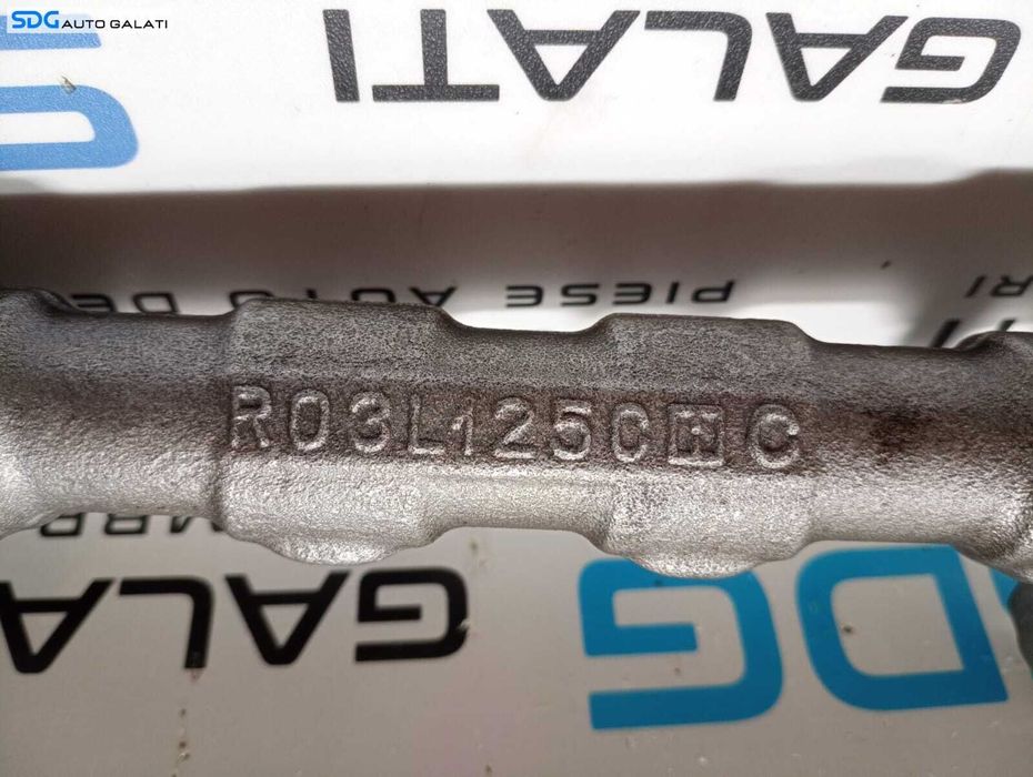 Rampa Presiune Injectoare cu Senzor Senzori Regulator Skoda Fabia 2 1.2 TDI CFF 2007 - 2015 Cod 057130764AB R03L125C 03l089N [M4256]