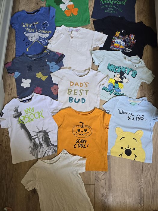 Lot tricouri Zara/H&M/Reserved 86-98 cm