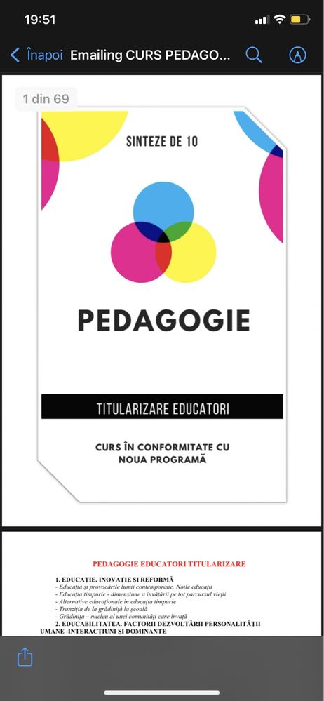 Materiale titularizare/definitivat educatori