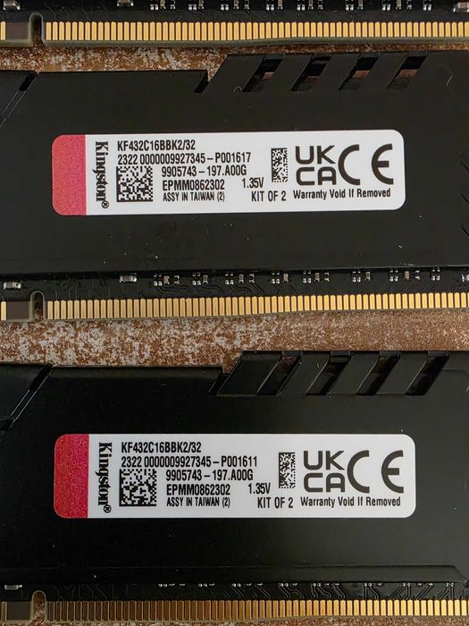 Kingston Fury Beast 64GB DDR4 3200MHz (4x16GB)