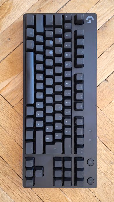 Механична клавиатура Logitech - G PRO KB Clicky GX Blue RGB черна