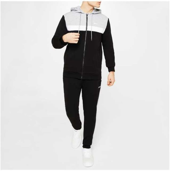 Дебел мъжки анцуг Slazenger Full Zip - размери S, M, L, XL, XXL