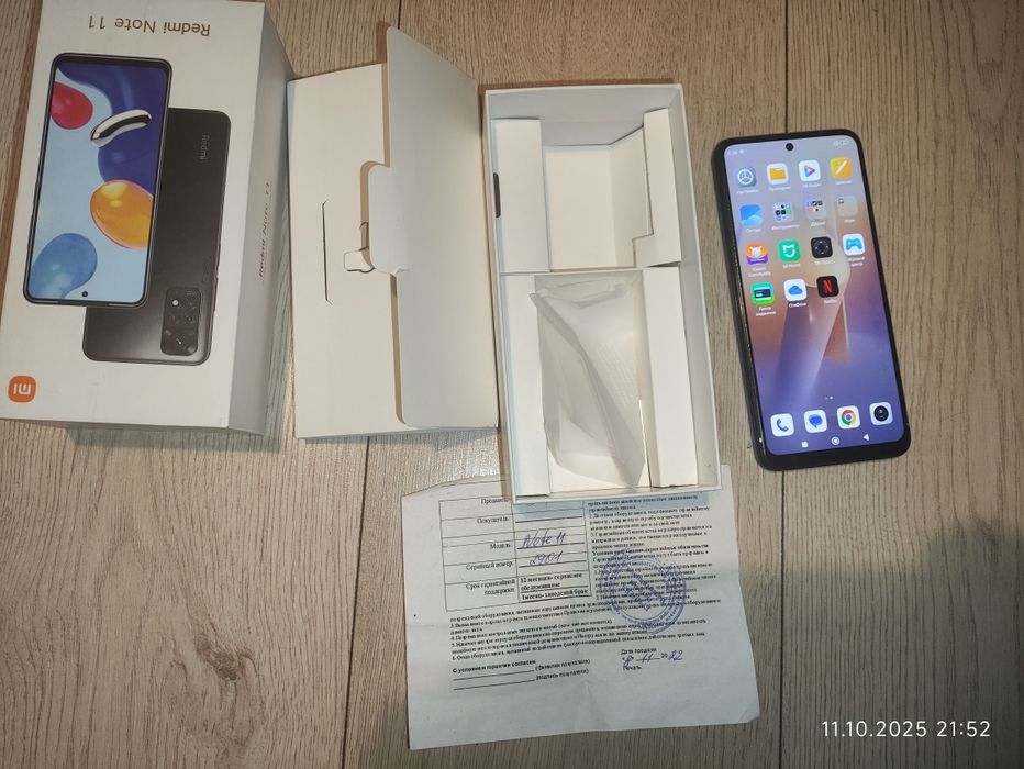 Redmo note 11 в идеальном состоянии