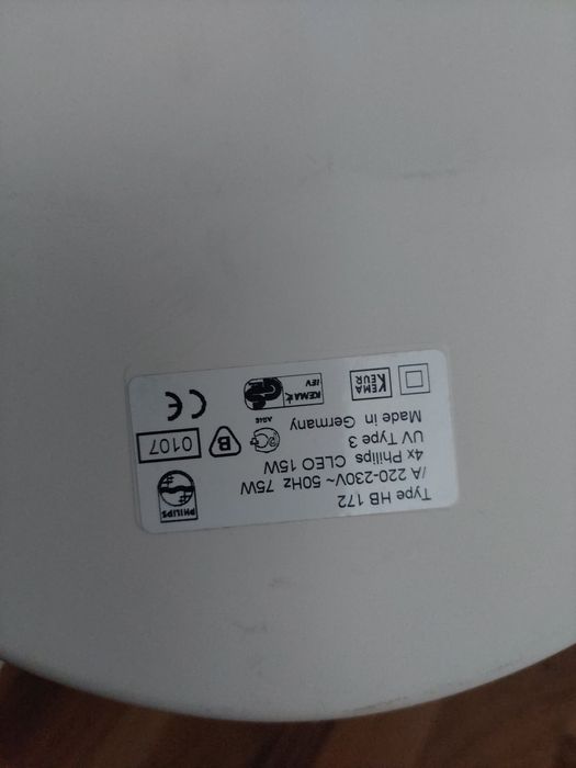 Solar facial sau pentru altele, Philips hb 172 original home cu uv