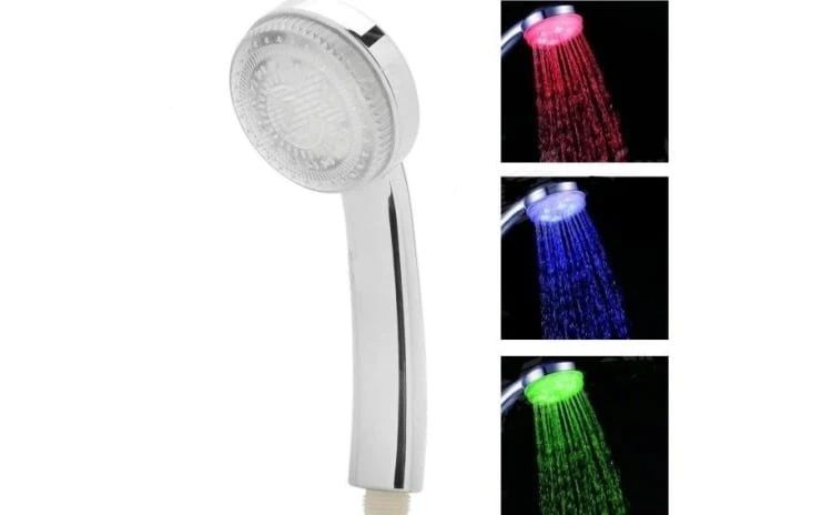 Cap dus cu iluminare LED Benson, termosensibil, LED-uri multicolore