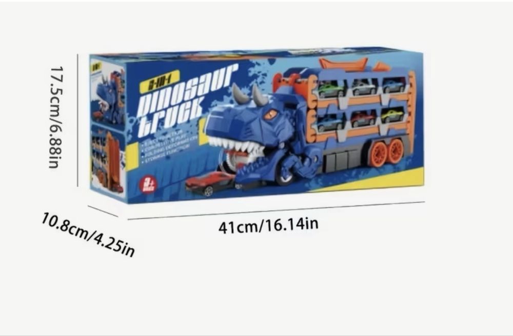 Детски комплект "Динозавър камион с колички"