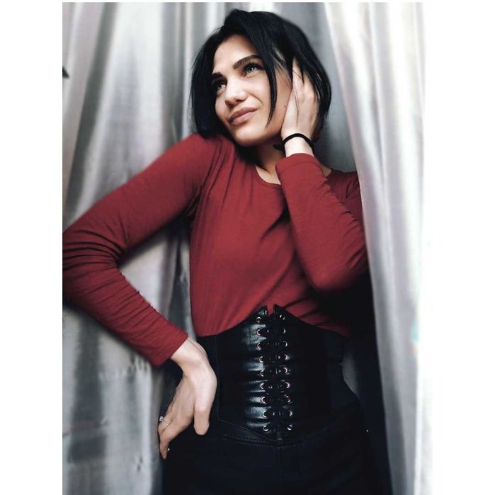 *NOU- transport gratuit Corset din piele, potrivit pentru orice tinuta