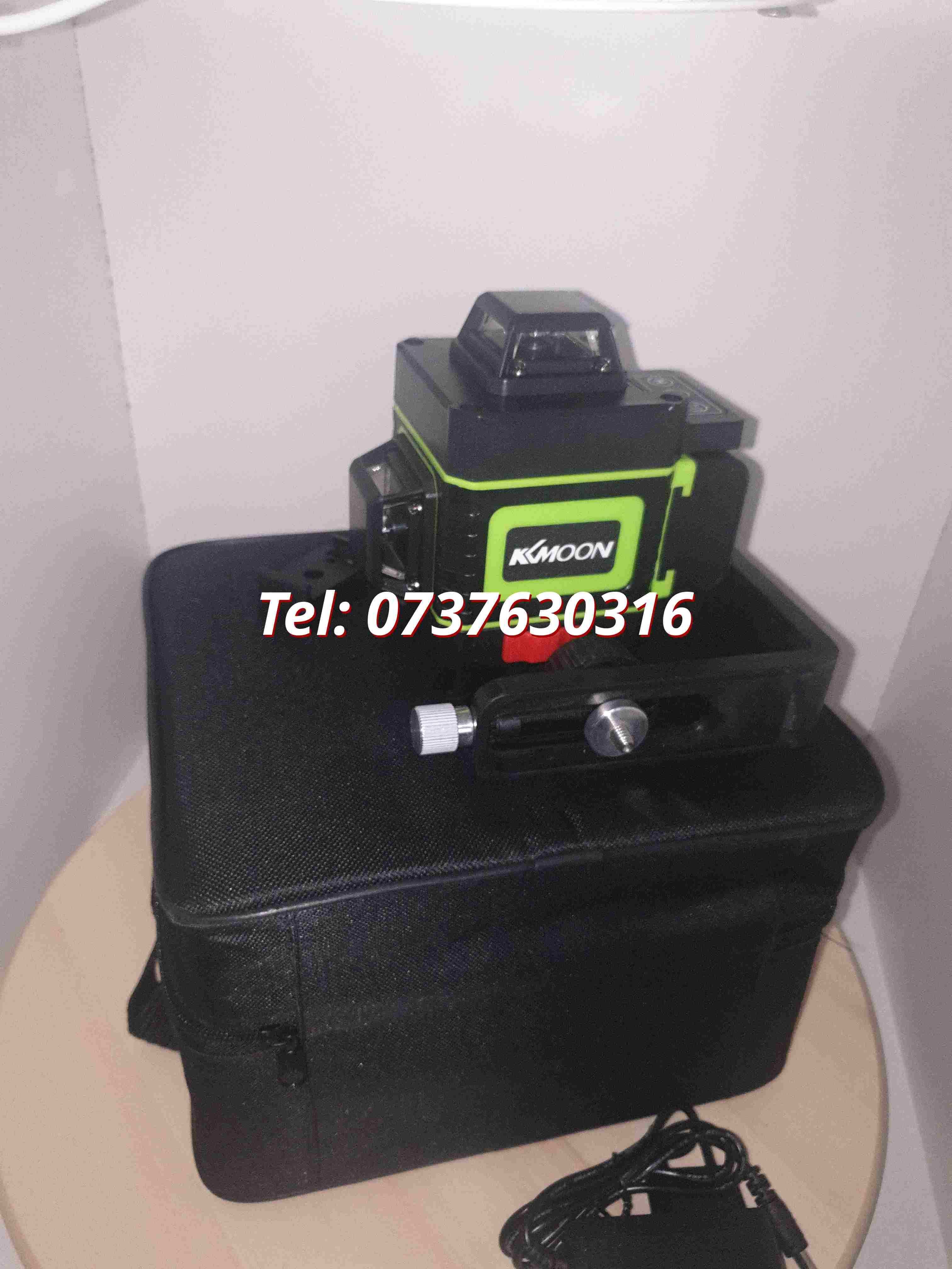 Promotie  Nivela Laser  Laser Verde 16 Lini 4d Cu Telecomanda