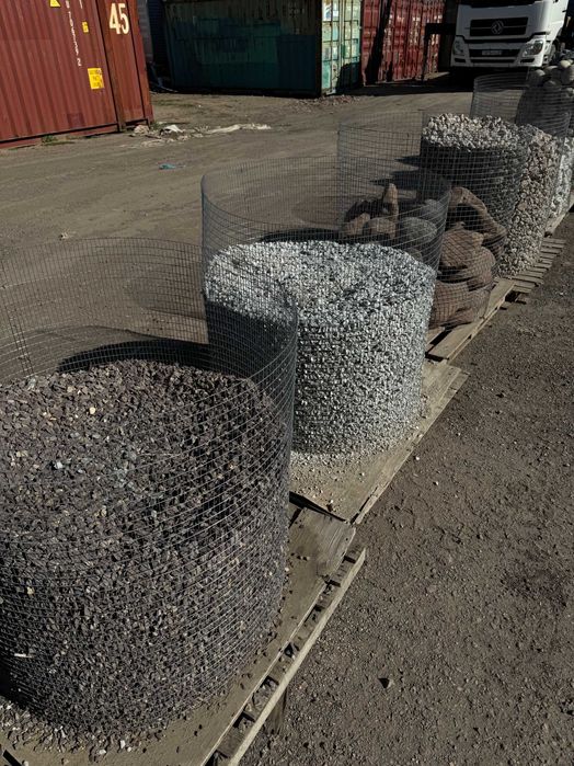 Цветная крошка (микс, серо-голубая, фельзит, черный сланец, яшма)