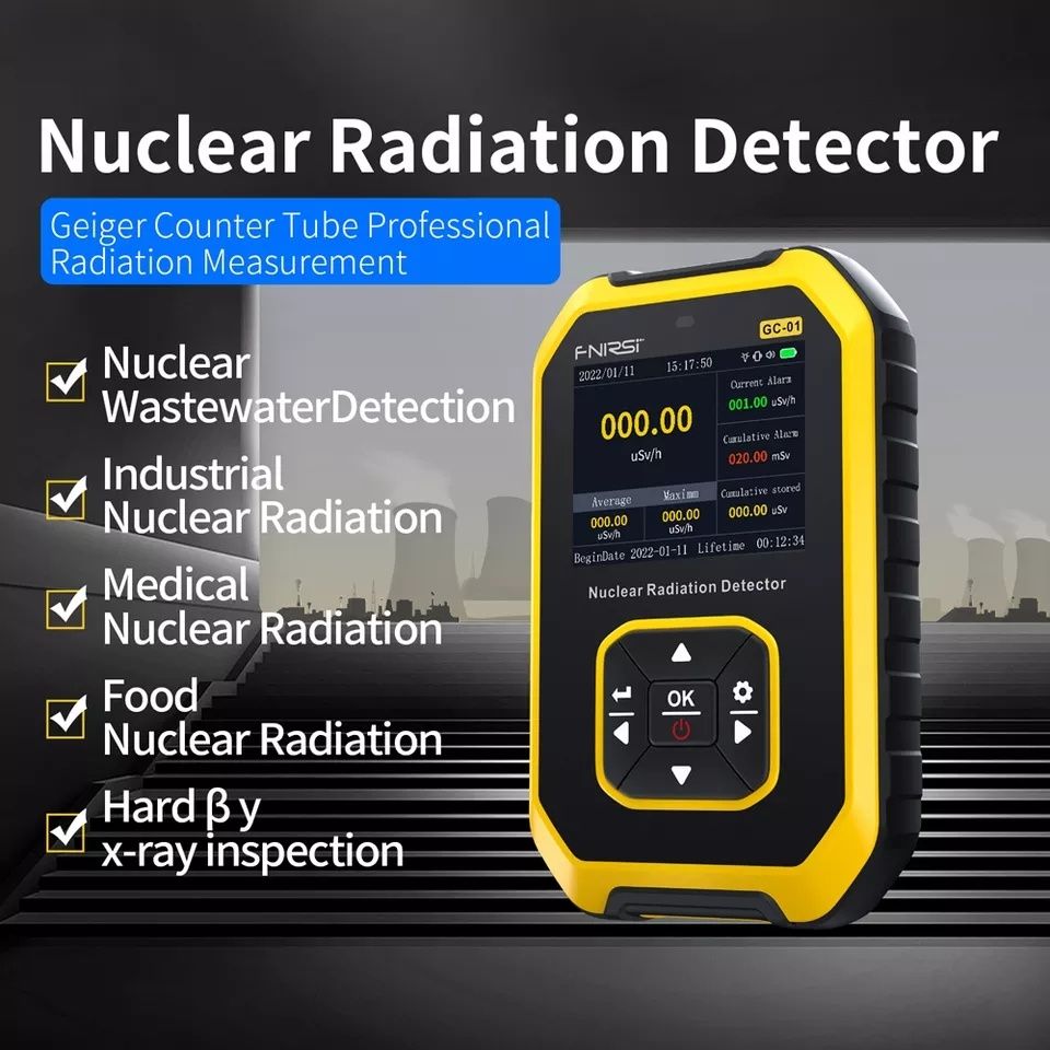 Detector profesional radiatii uraniu,  nucleare, medicale, industriale
