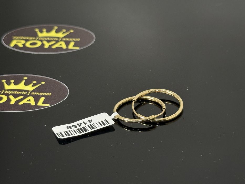 Bijuteria ROYAL : Cercei AUR 14K / 1.36 GR