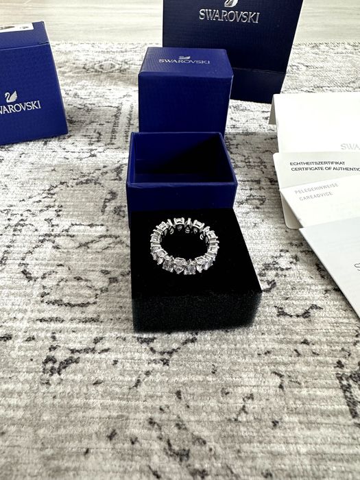 Inel Swarovski vittore tăietură dropcut lacrima nou mărime 52 sau 58