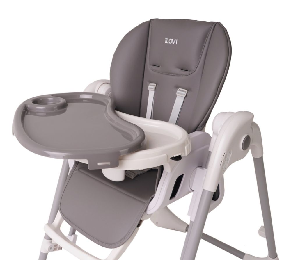 Стульчик для кормления и электро качеля iLovi Swing Gray 2 в 1