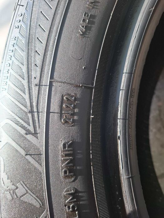 2 Всесезонни гуми Goodyear 215/60/16 ДОТ22 (безплатно поставяне)