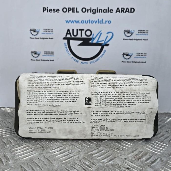 Airbag pasager Opel Astra G