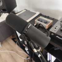 Microfon Shure SM7b, preamp Fathead Triton, stativ
