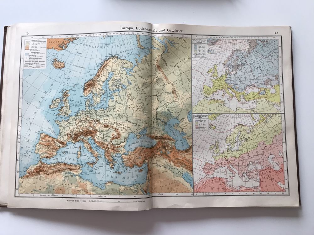 Атлас на света, география на търговията, 1907 г., Германия (за ВУЗ)