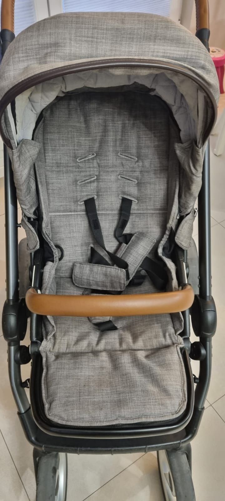 Детска количка "Муци" с чанта за аксесоари