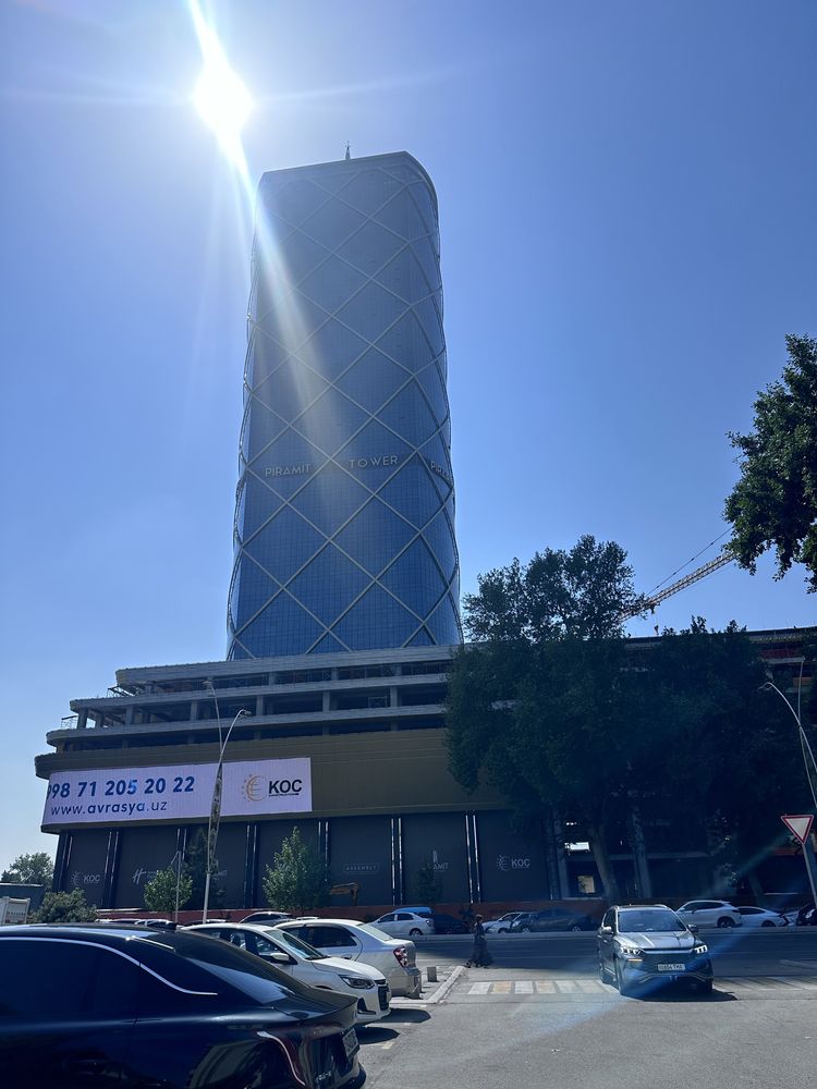 Сдаётся в аренду офис в элитном новостройке Piramit Tower ул Бабура