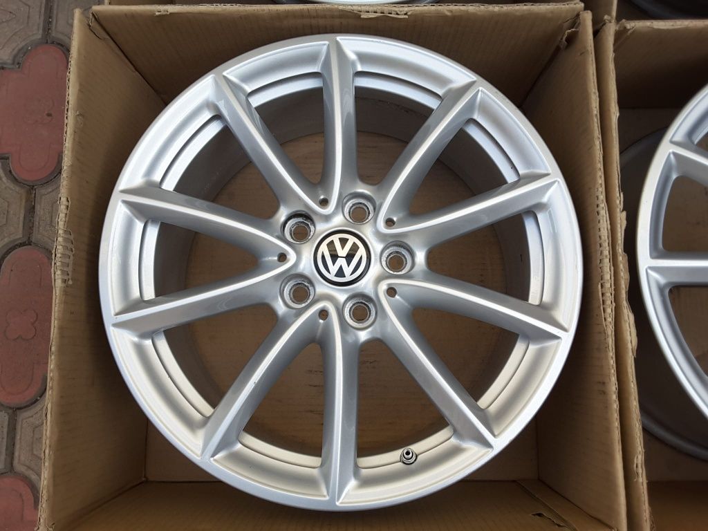 jante aliaj 17;5x112;originale Vw Passat b6,b7,Touran,Golf 5,6,7,jetta