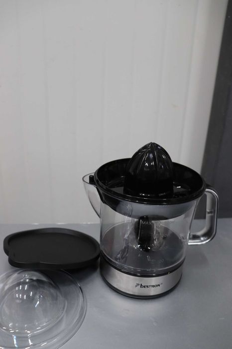 Bestron ACJ350Z Цитрус преса, пластмаса неръждаема стомана, сребристо