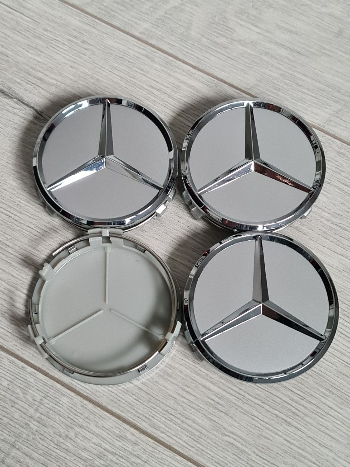 Set-4-Capace-Jante-75mm-Mercedes-A-E-S-Class-CLS-GLE-ML-AMG-350-4Matic