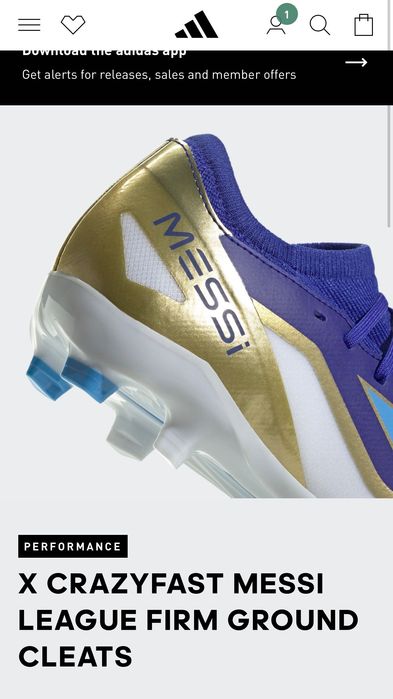 Футболни бутонки калеври Adidas Messi