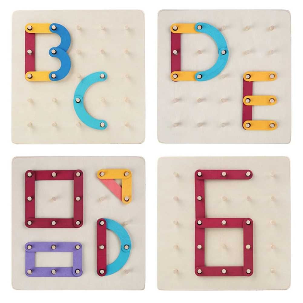 Set Montessori de tip nail board