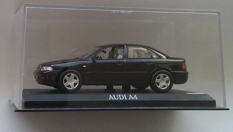 Macheta Audi A4 B5 Facelift 1999 negru - Altaya 1/43