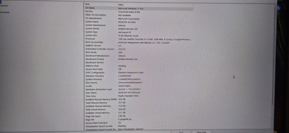 Pc High gaming I3-12100F + RTX 3050 8GB VRAM
